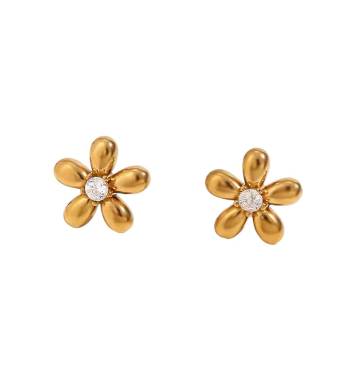 Flower studs - Little Bella Jewels