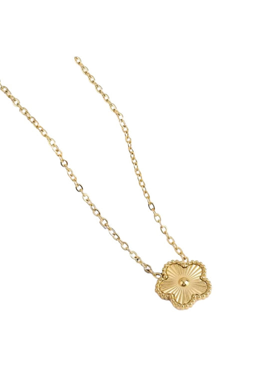 Gold Flower necklace - Little Bella Jewels